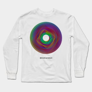 Breaking Math Hypercube Shirt with Logo Long Sleeve T-Shirt